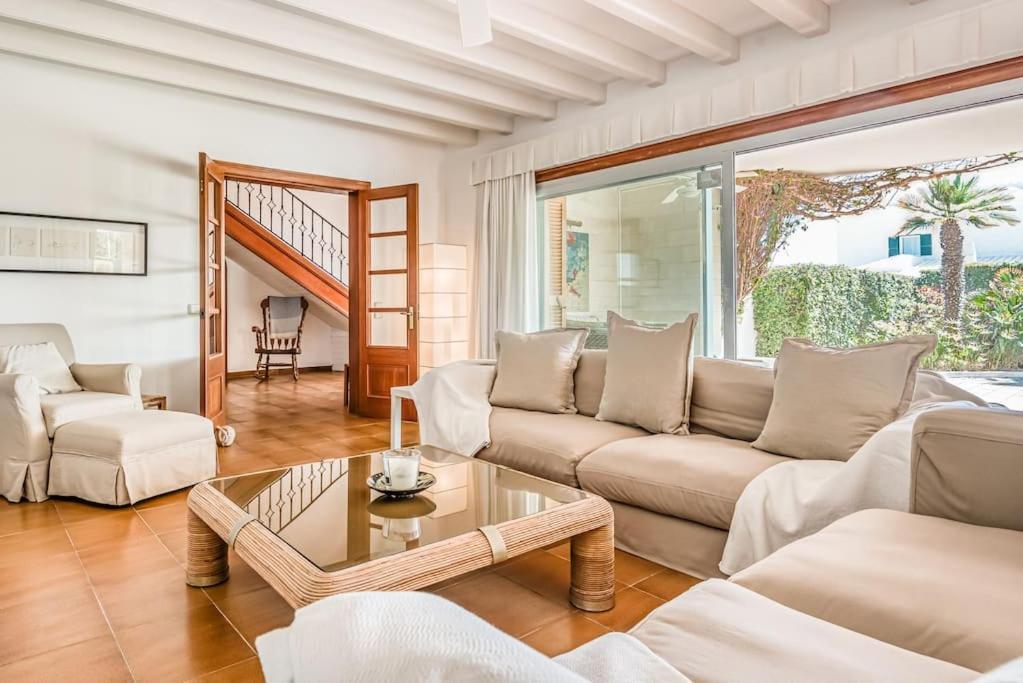La Calma Espectacular Villa Con Jardin Y Piscina En Menorca S'Algar Ngoại thất bức ảnh