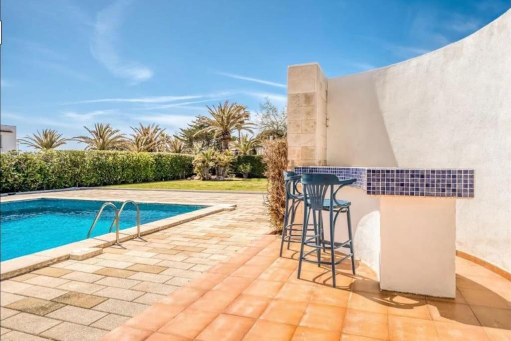 La Calma Espectacular Villa Con Jardin Y Piscina En Menorca S'Algar Ngoại thất bức ảnh