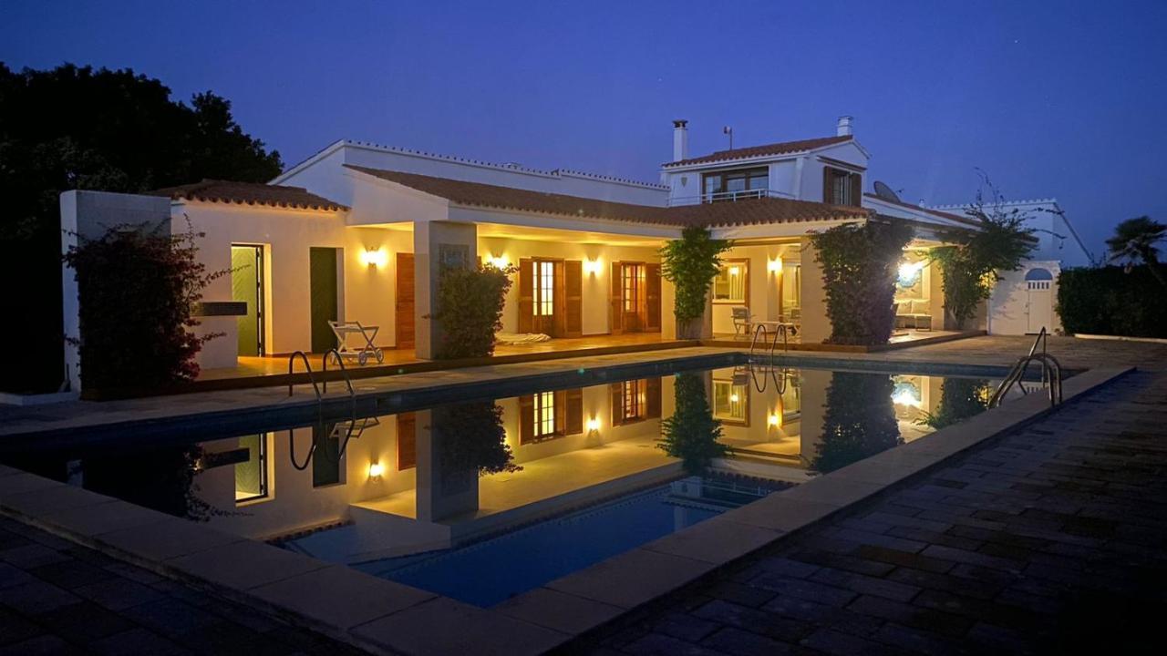 La Calma Espectacular Villa Con Jardin Y Piscina En Menorca S'Algar Ngoại thất bức ảnh